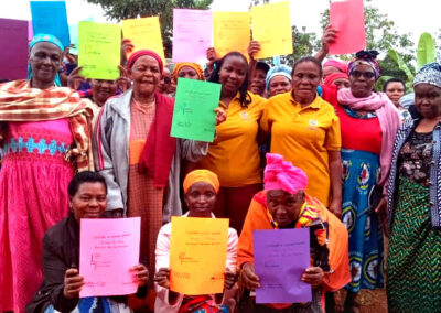 Participants receive a certificate from Salome Foundation after completing the program.