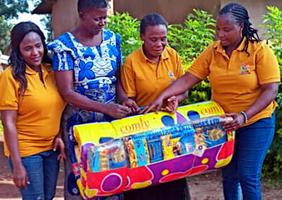 The Salome Foundation provides essentials such as mattresses, period products, food, and clothing.